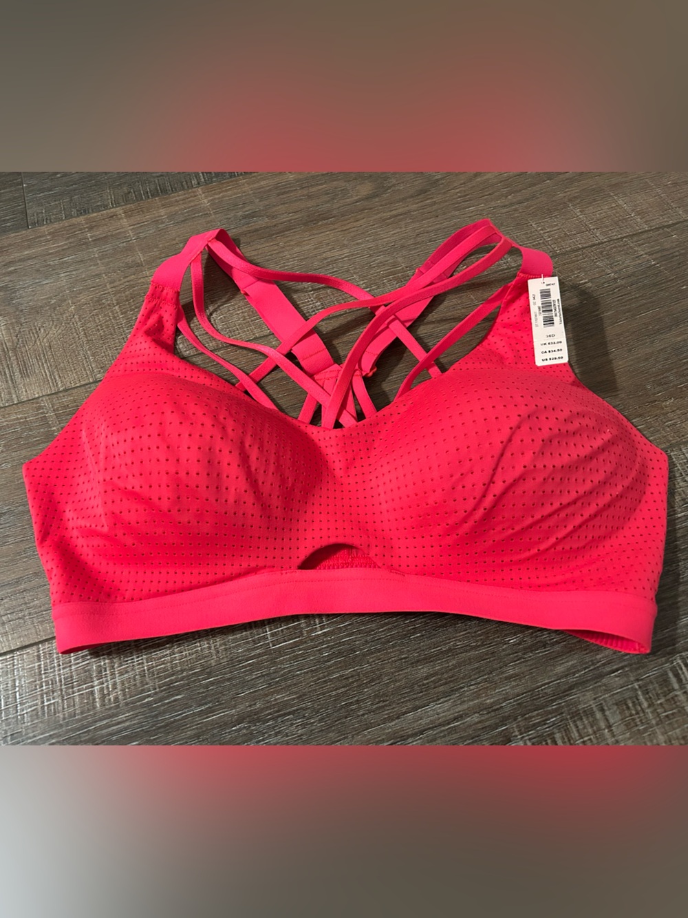 Victoria's Secret Pink Strappy Wireless Sports Bra